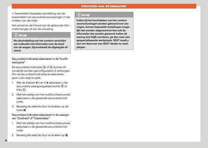 2025 Seat Ateca Owner's Manual | Dutch