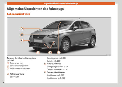 2025 Seat Ibiza Bedienungsanleitung | Deutsch