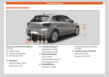 2025 Seat Ibiza Bedienungsanleitung | Deutsch
