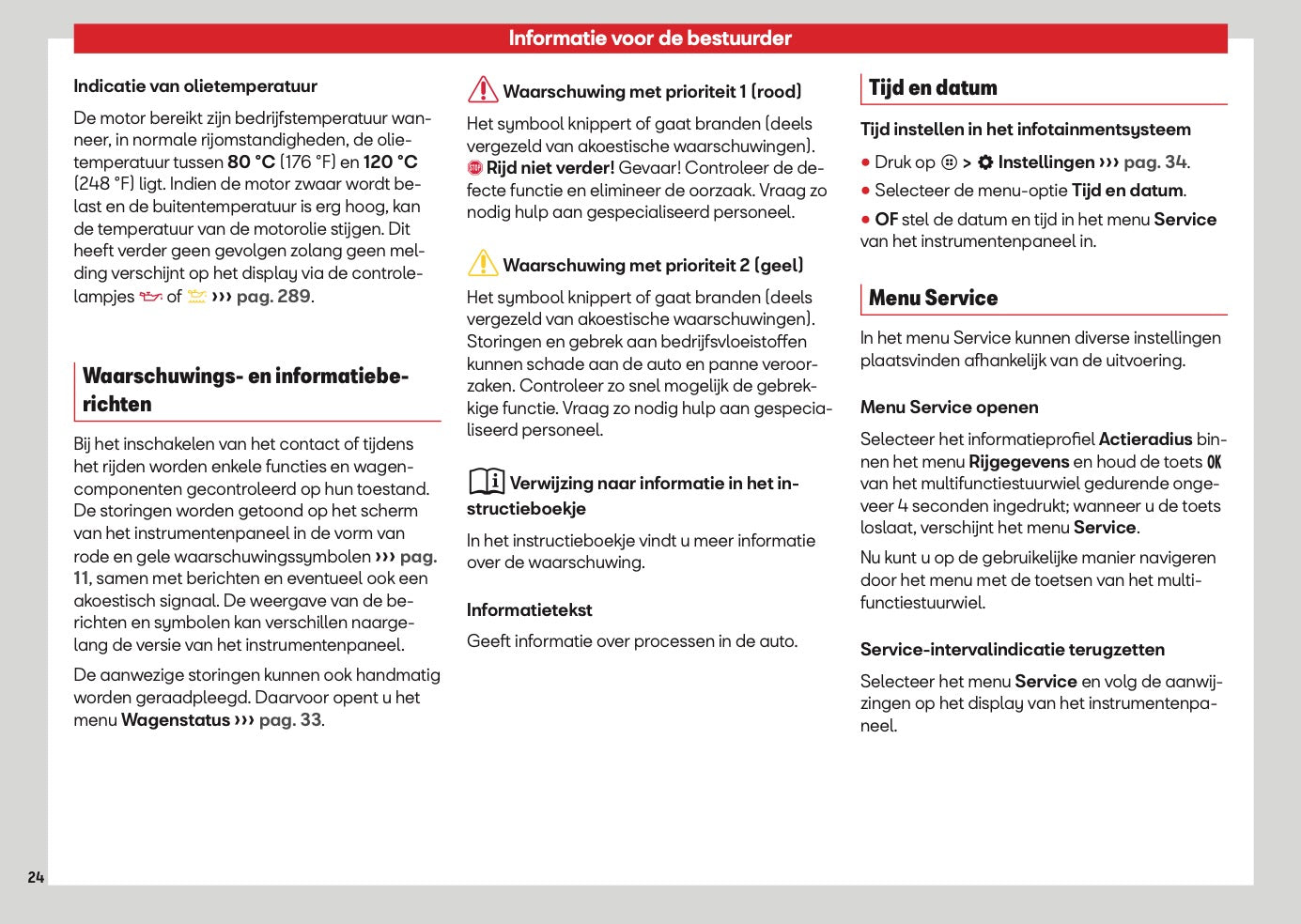 2026 Seat Ibiza Owner's Manual | Dutch