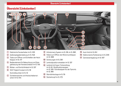 2026 Seat Leon/Leon Sportstourer Owner's Manual | German