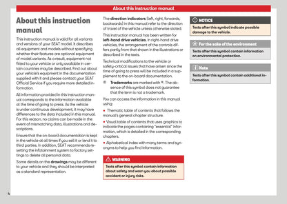 2026 Seat Leon/Leon Sportstourer Owner's Manual | English