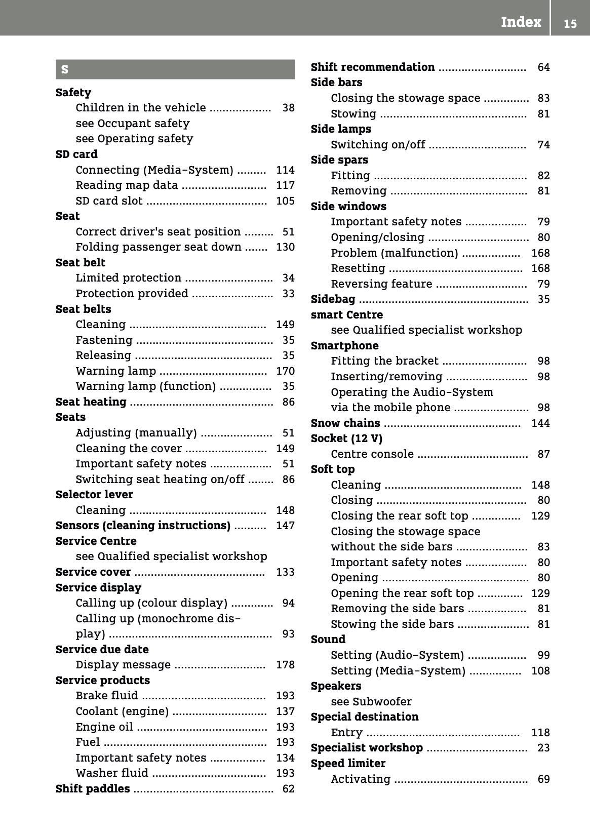 2016-2017 Smart ForTwo Owner's Manual | English