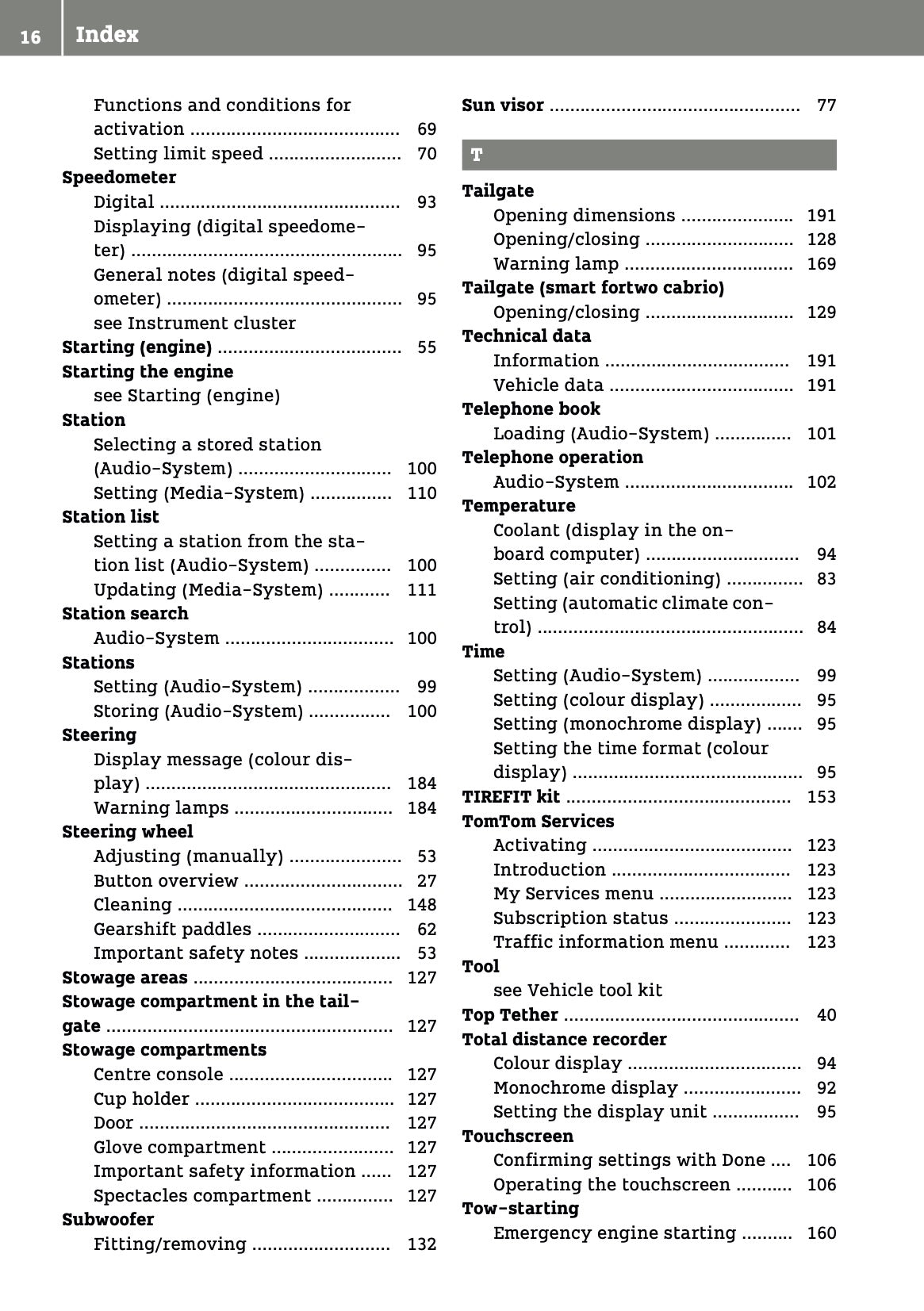 2016-2017 Smart ForTwo Owner's Manual | English