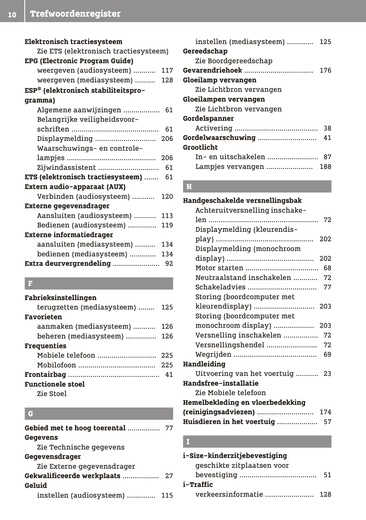 2018-2019 Smart ForTwo Owner's Manual | Dutch