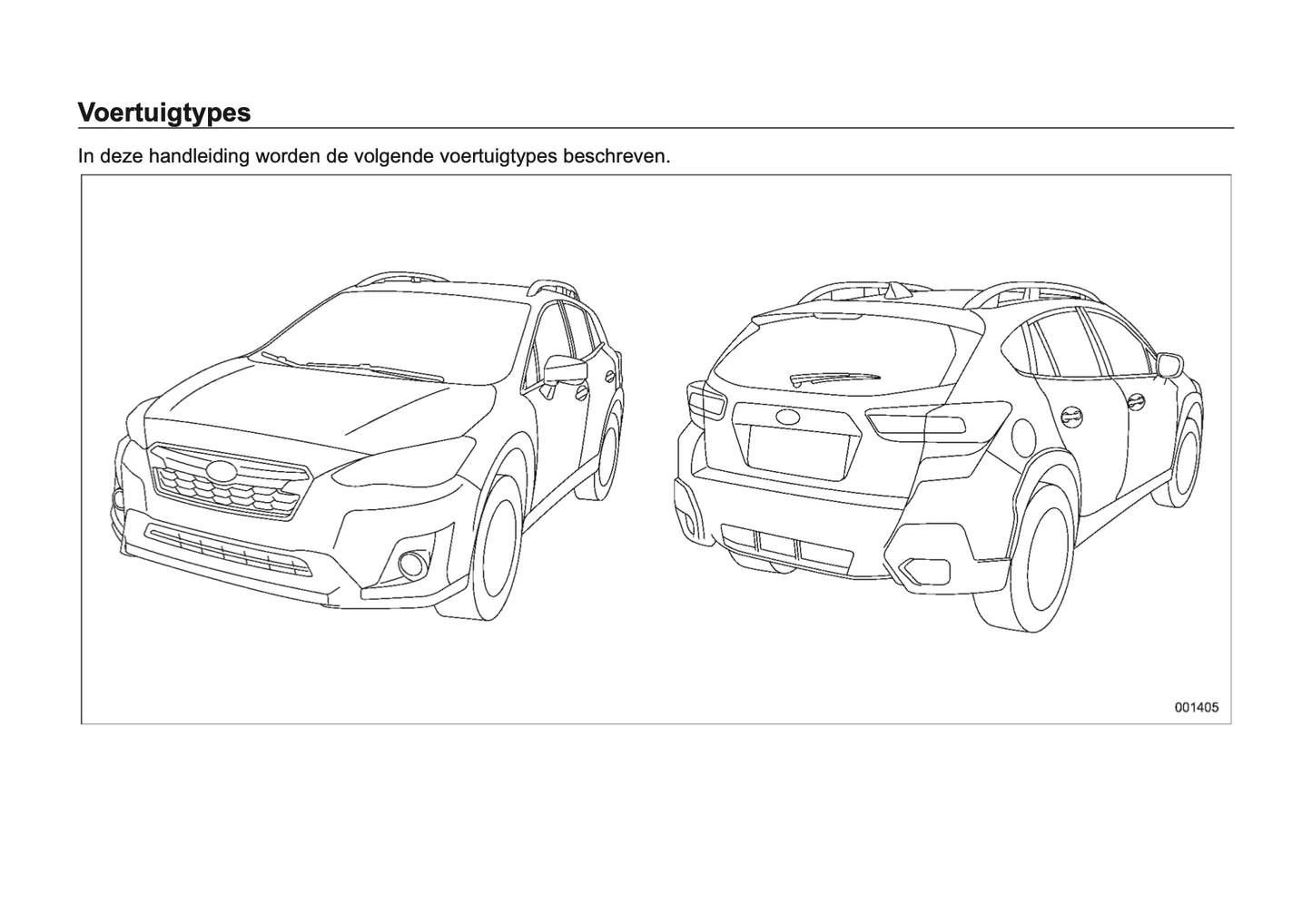 2019 Subaru XV Owner's Manual | Dutch