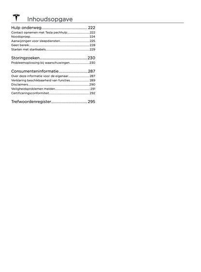 2023-2024 Tesla Model 3 Owner's Manual | Dutch