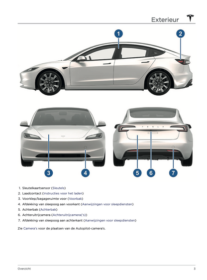 2023-2024 Tesla Model 3 Owner's Manual | Dutch