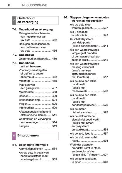 2016-2017 Toyota Auris Hybrid Touring Sports Owner's Manual | Dutch