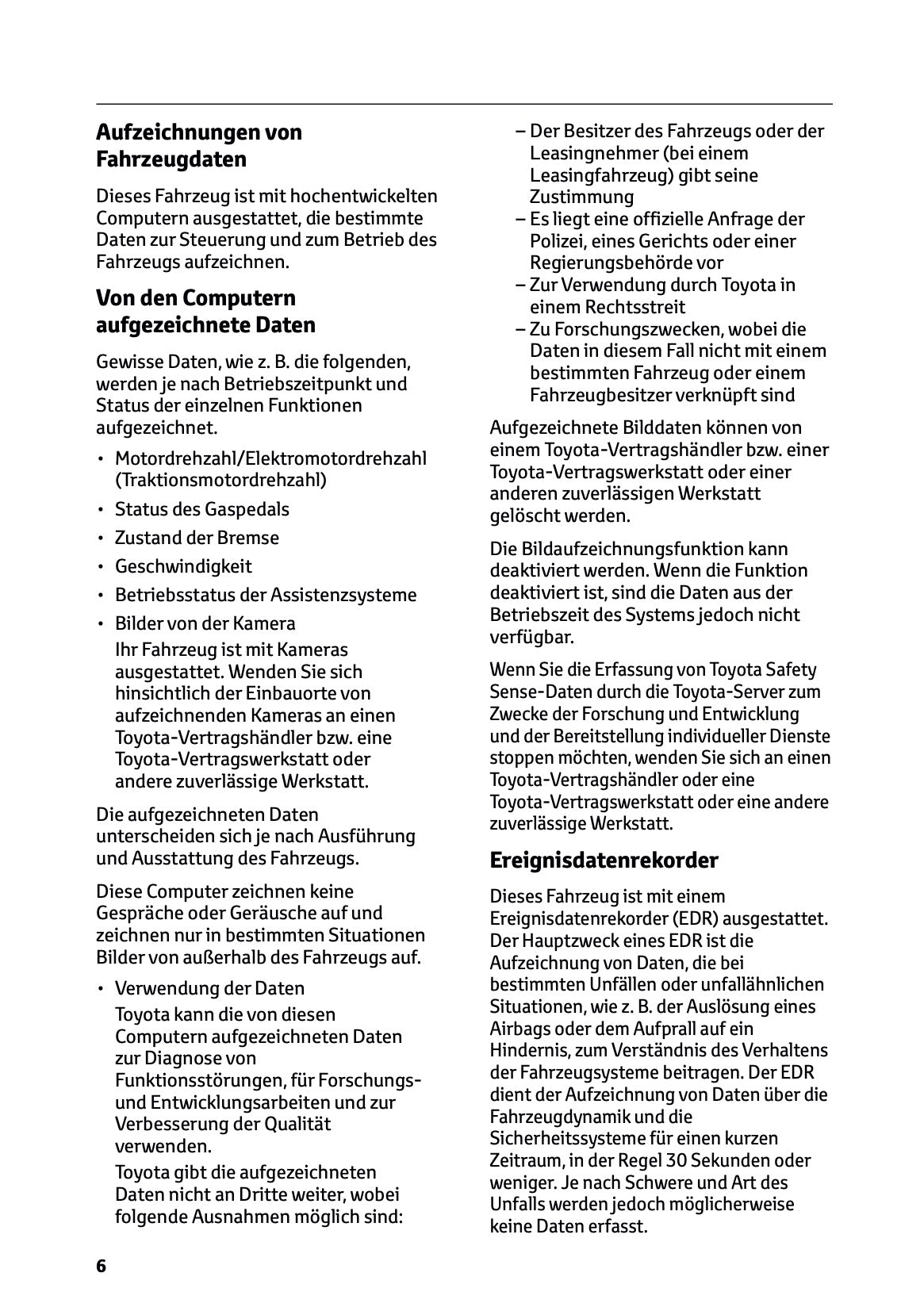 2025-2026 Toyota Aygo X Owner's Manual | German