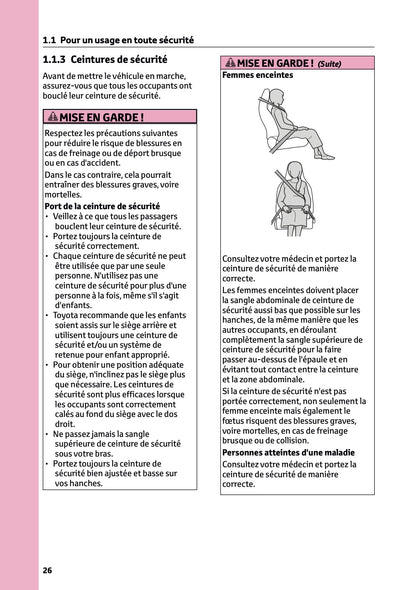 2025-2026 Toyota Aygo X Owner's Manual | French