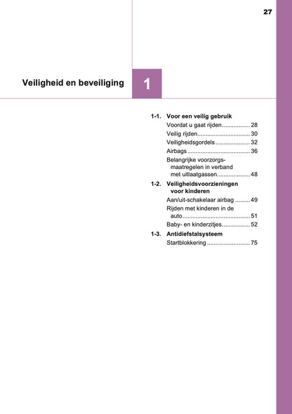 2020-2021 Toyota Aygo Owner's Manual | Dutch