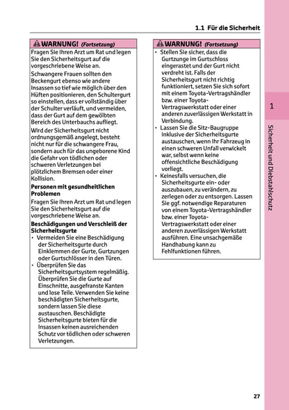 2025 Toyota bZ4X Bedienungsanleitung | Deutsch