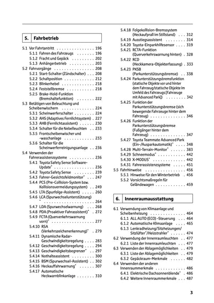 2025 Toyota bZ4X Bedienungsanleitung | Deutsch