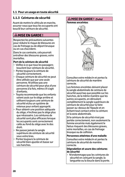 2025 Toyota bZ4X Owner's Manual | French