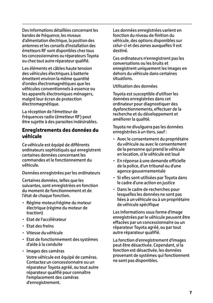 2025 Toyota bZ4X Owner's Manual | French