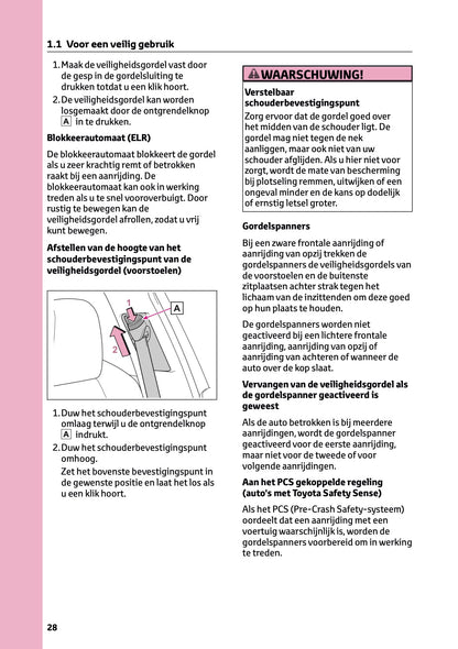 2025 Toyota bZ4X Owner's Manual | Dutch
