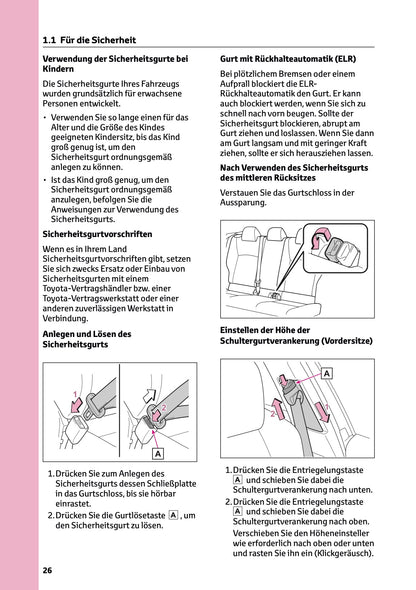 2025-2026 Toyota C-HR Plug-in-Hybrid Bedienungsanleitung | Deutsch