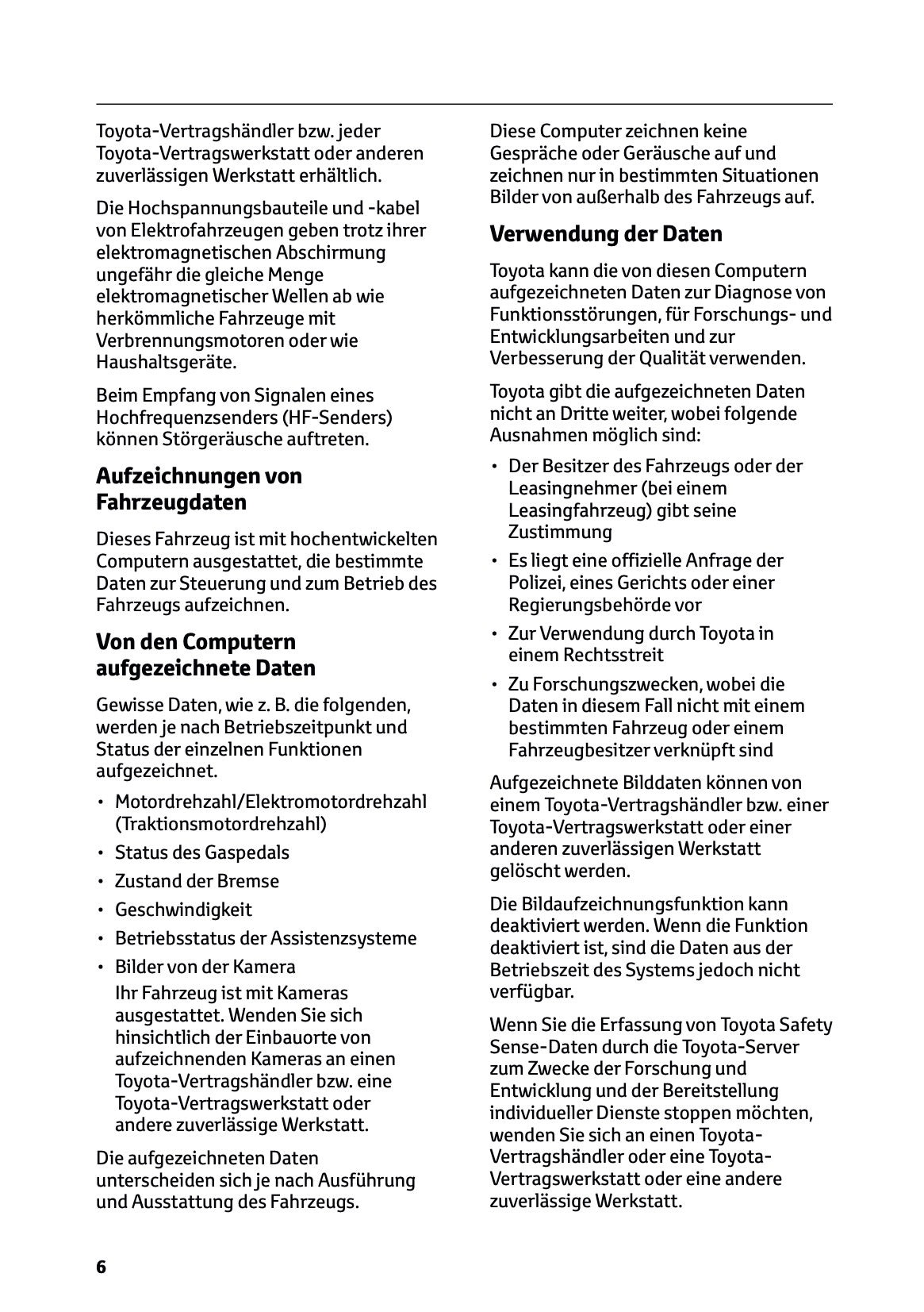 2025-2026 Toyota C-HR Plug-in-Hybrid Bedienungsanleitung | Deutsch