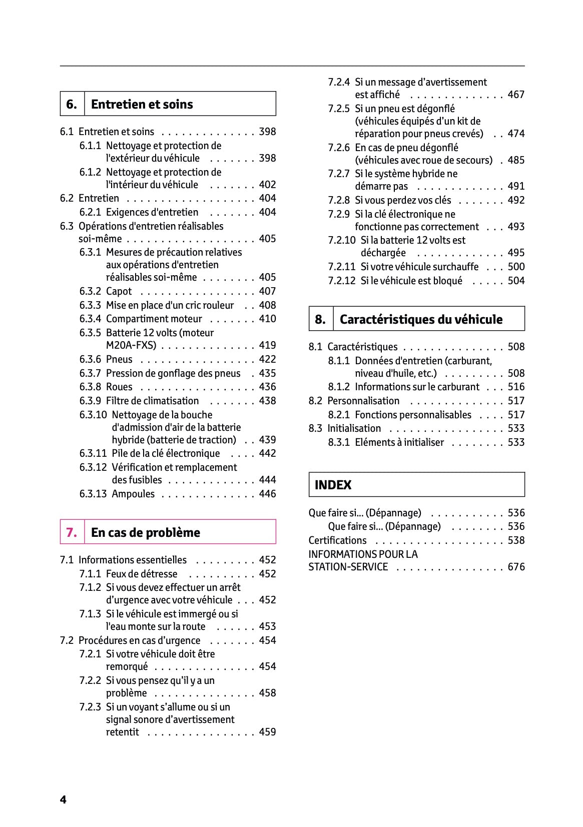 2026 Toyota C-HR Hybrid Owner's Manual | French