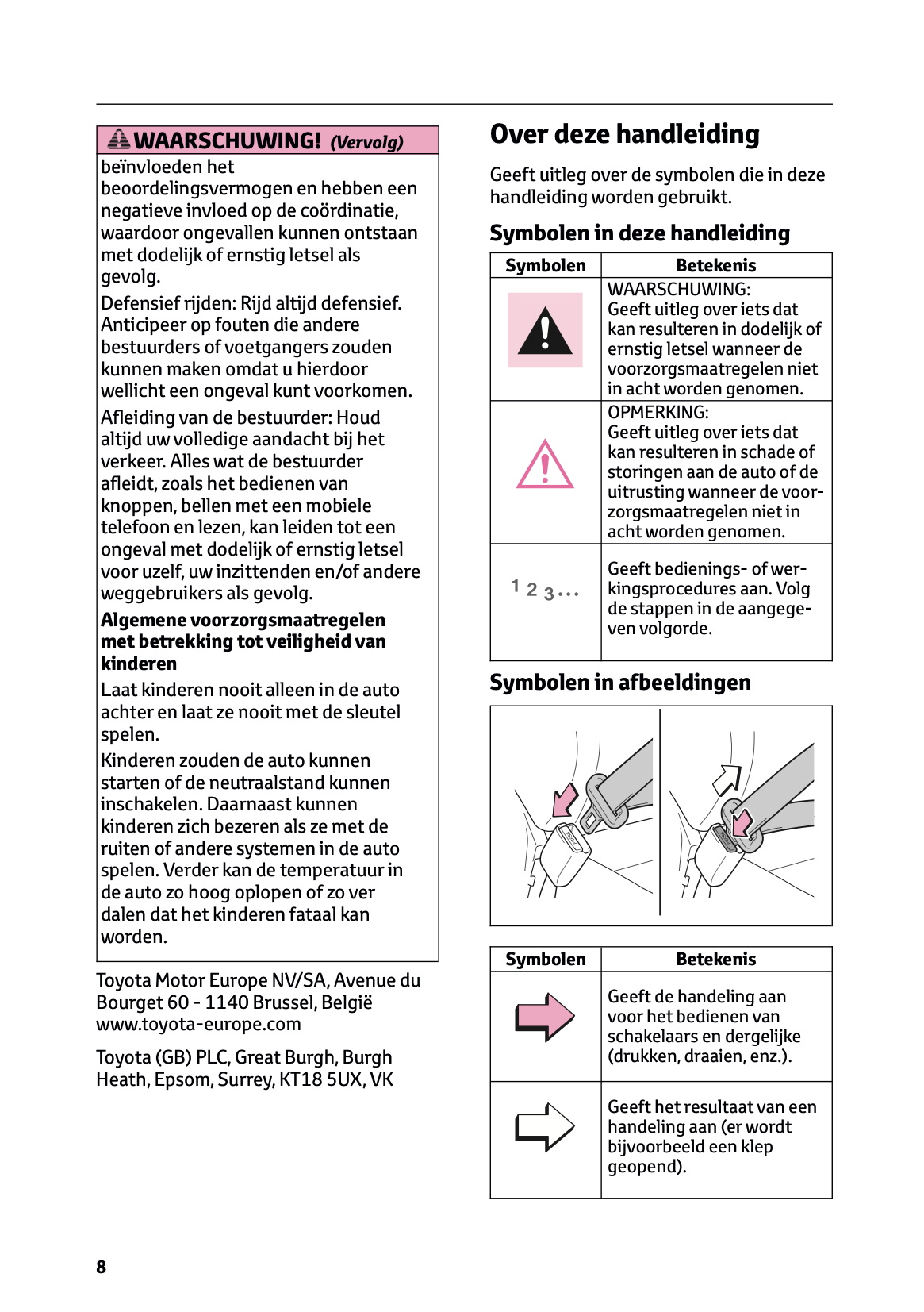 2024 Toyota C-HR Hybrid Owner's Manual | Dutch