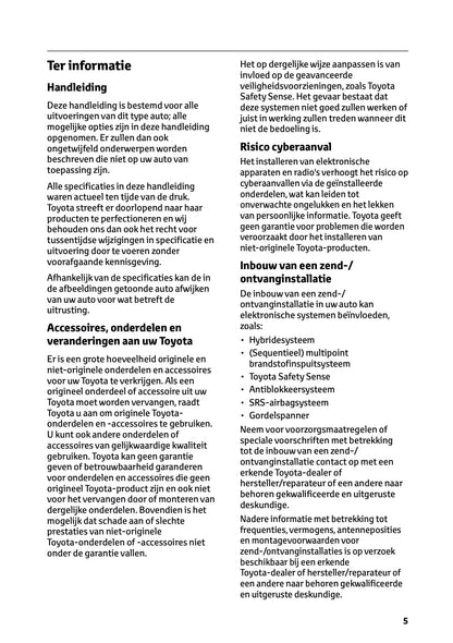 2023-2024 Toyota C-HR Hybrid Owner's Manual | Dutch