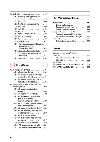 2025-2026 Toyota C-HR Plug-in-Hybrid Owner's Manual | Dutch