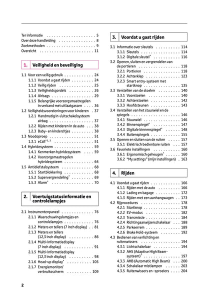 2026 Toyota C-HR Hybrid Owner's Manual | Dutch