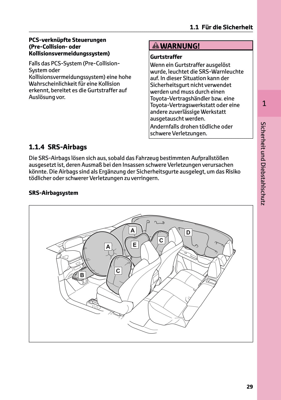 2026 Toyota C-HR+ Bedienungsanleitung | Deutsch