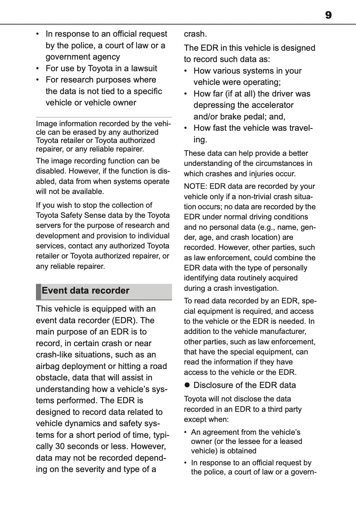 2026 Toyota C-HR Plug-in-Hybrid Owner's Manual | English