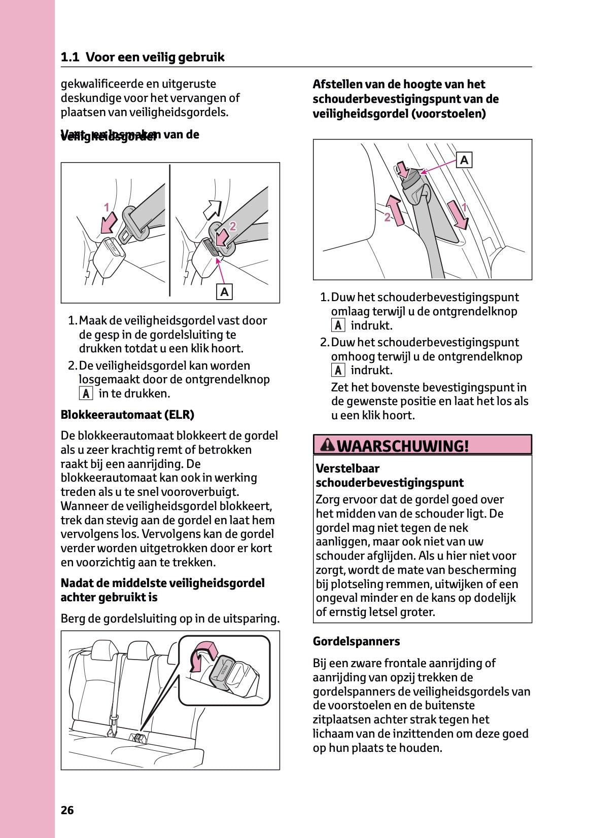 2026 Toyota C-HR Plug-in-Hybrid Owner's Manual | Dutch