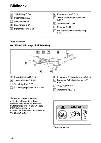 2026 Toyota Corolla Hybrid Hatchback/Touring Sports Bedienungsanleitung | Deutsch