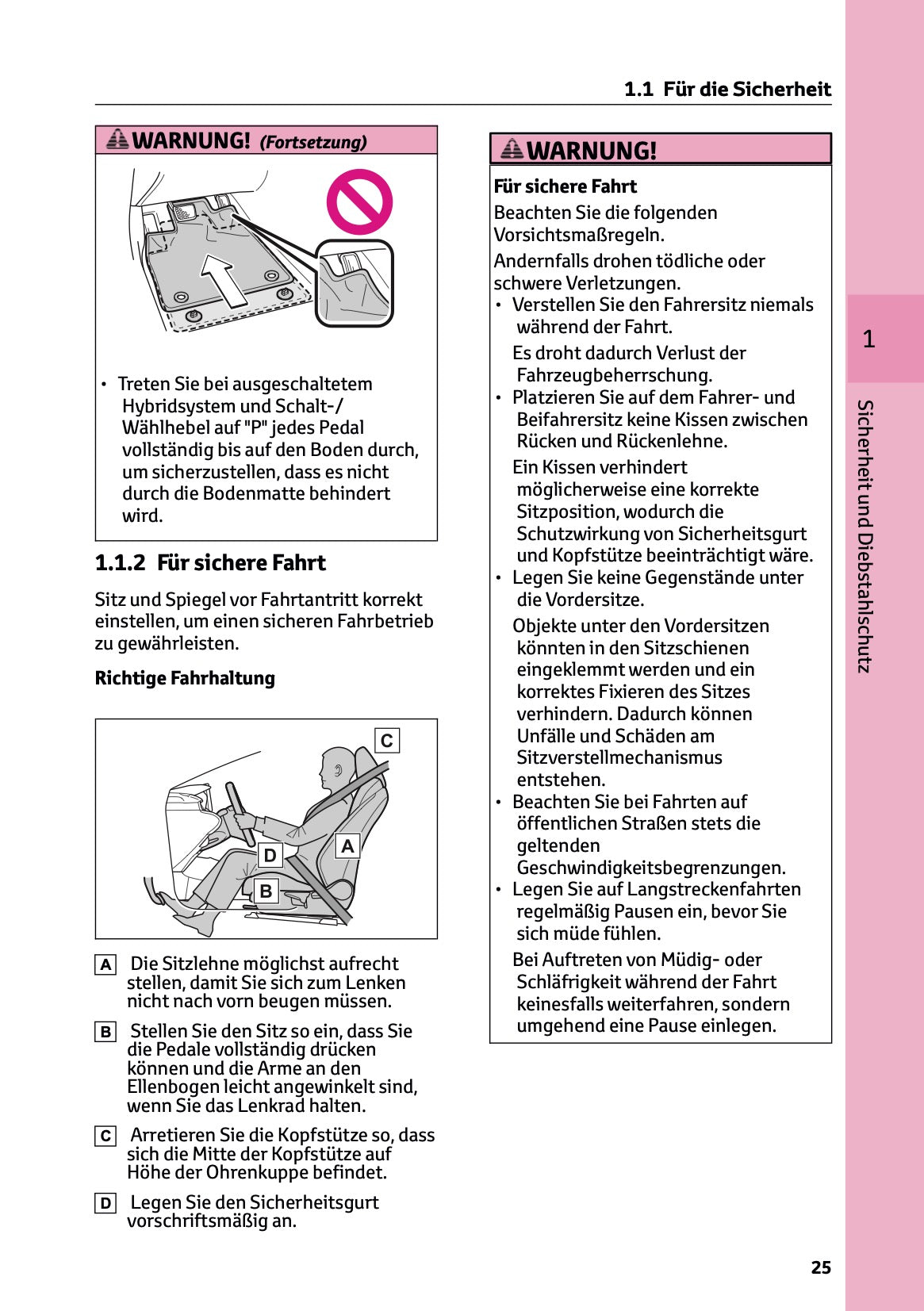 2026 Toyota Corolla Hybrid Hatchback/Touring Sports Bedienungsanleitung | Deutsch
