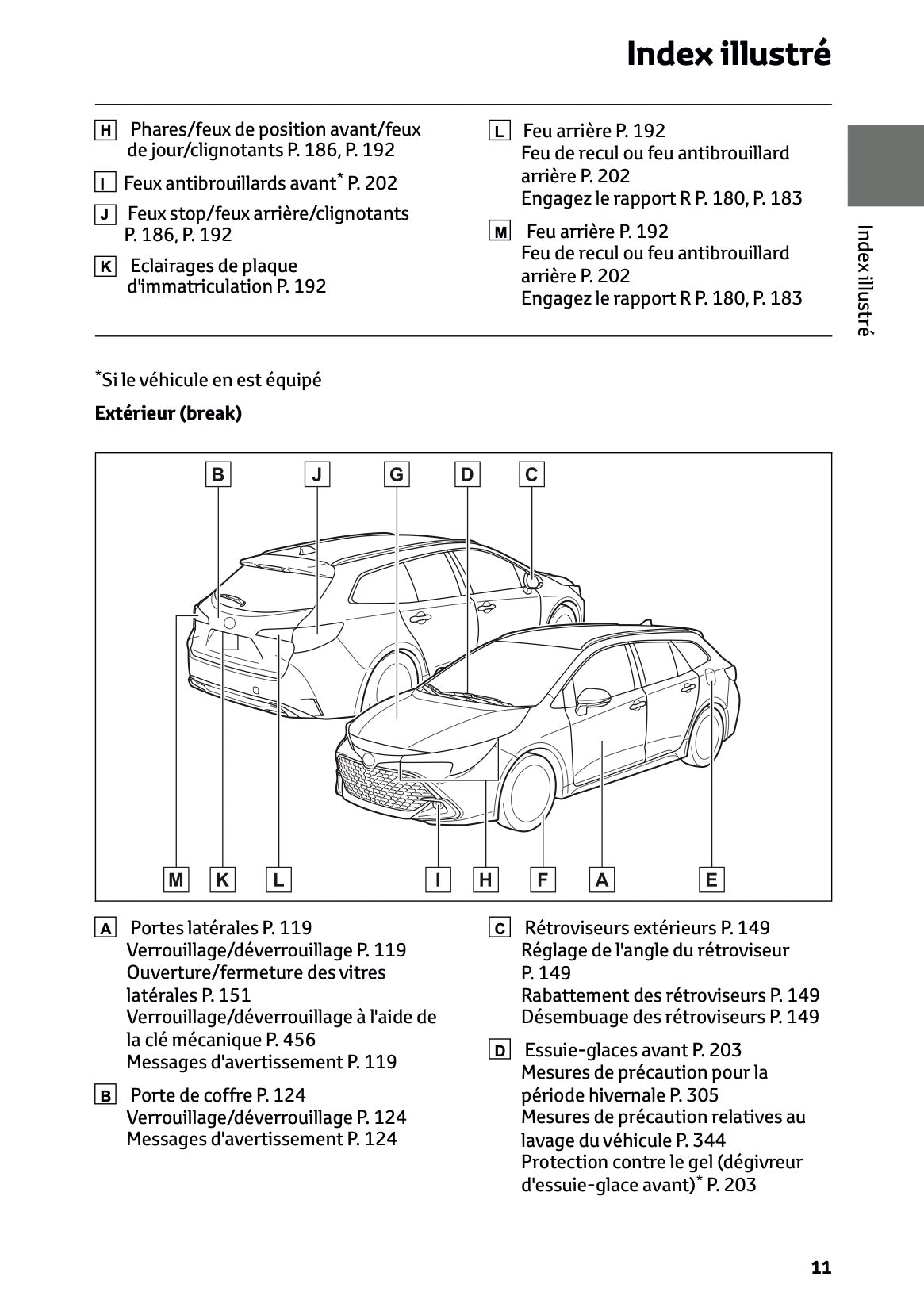 2026 Toyota Corolla Hybrid Hatchback/Touring Sports Owner's Manual | French