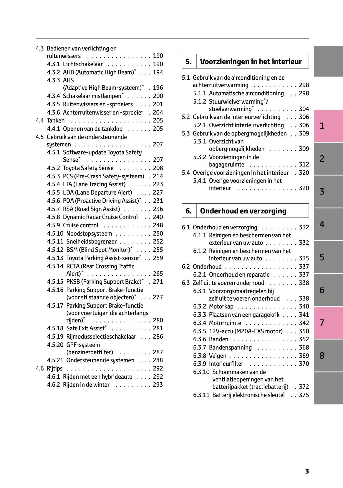 2023 Toyota Corolla Hybrid Hatchback/Touring Sports Owner's Manual | Dutch