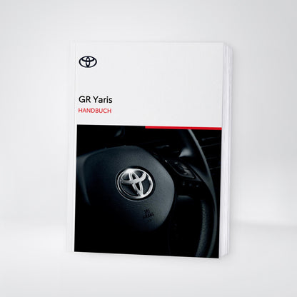 2024-2025 Toyota GR Yaris Bedienungsanleitung | Deutsch