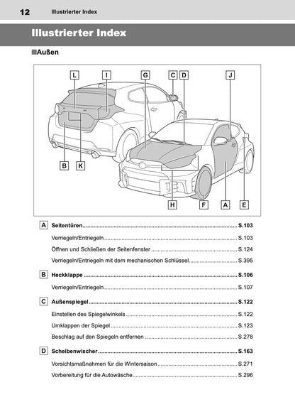 2024-2025 Toyota GR Yaris Bedienungsanleitung | Deutsch