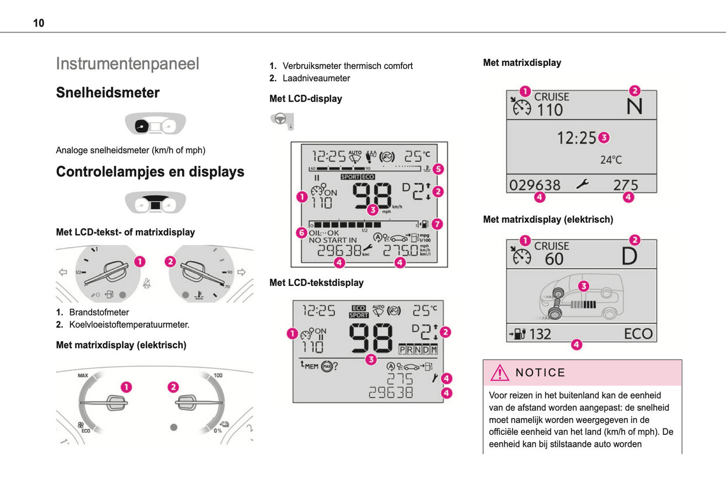 2021-2022 Toyota Proace Van/Proace Verso Owner's Manual | Dutch