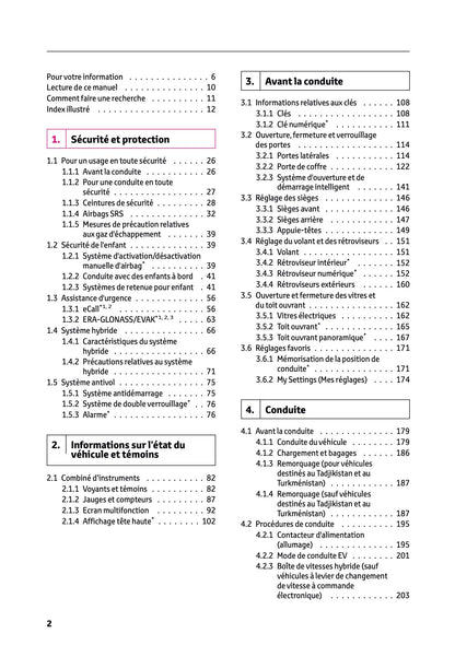2026 Toyota RAV4 Hybrid Owner's Manual | French