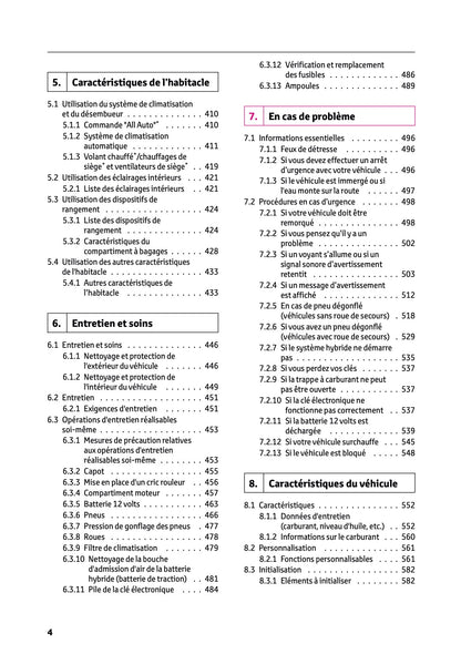 2026 Toyota RAV4 Hybrid Owner's Manual | French