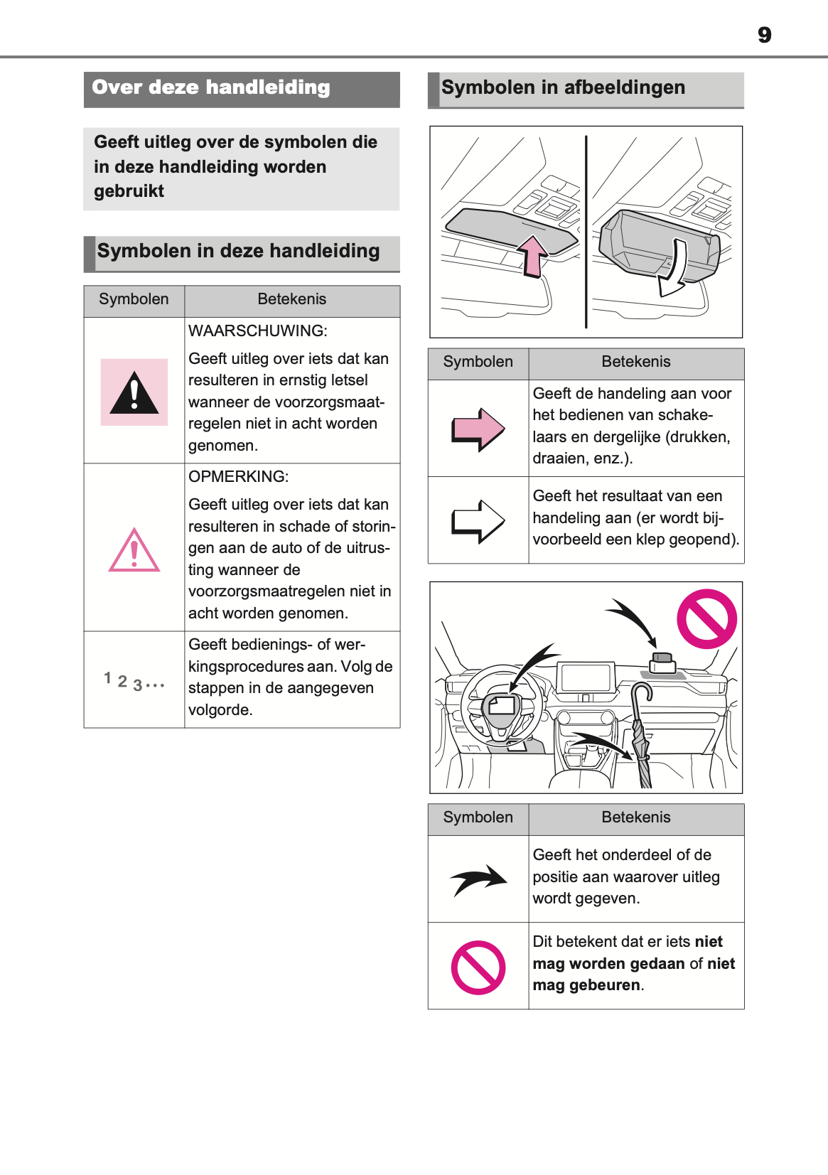 2020-2021 Toyota RAV4 Owner's Manual | Dutch