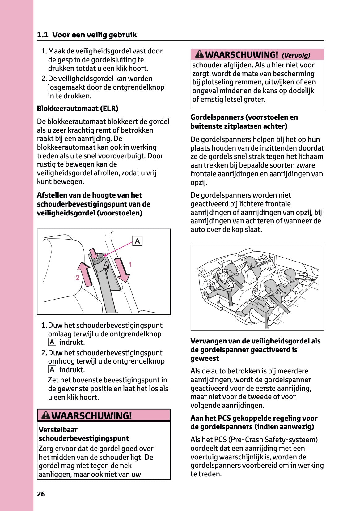 2024-2025 Toyota RAV4 Hybrid Owner's Manual | Dutch