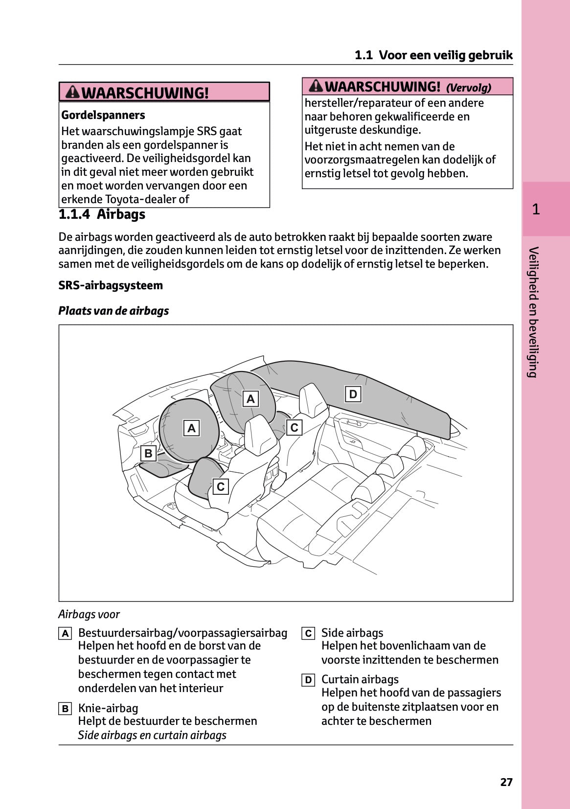 2024-2025 Toyota RAV4 Hybrid Owner's Manual | Dutch