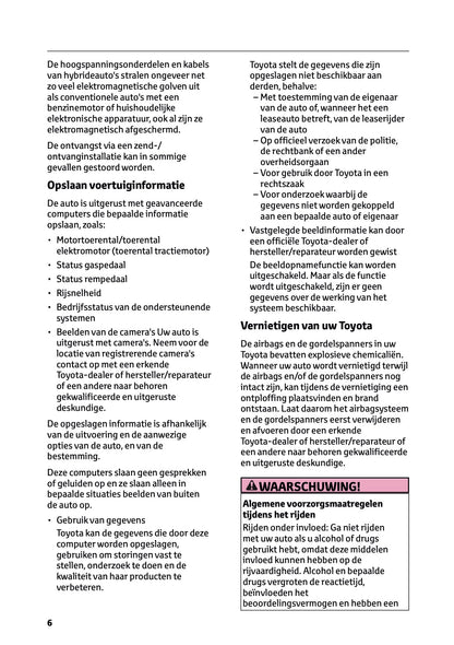 2024-2025 Toyota RAV4 Hybrid Owner's Manual | Dutch