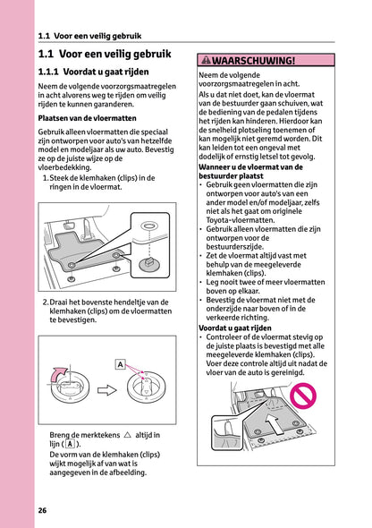 2026 Toyota RAV4 Hybrid Owner's Manual | Dutch