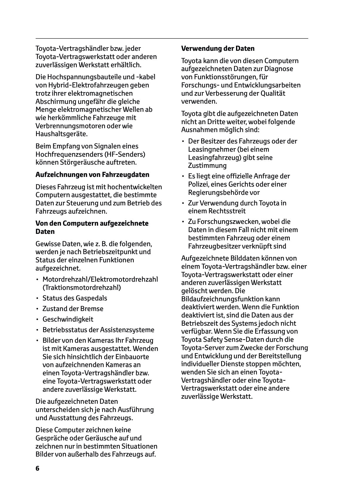 2026 Toyota RAV4 Plug-in-Hybrid Bedienungsanleitung | Deutsch
