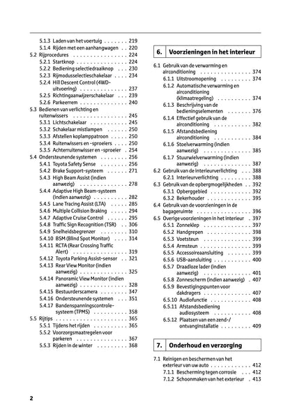 2025-2026 Toyota Urban Cruiser Owner's Manual | Dutch