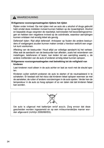 2013 Toyota Verso Owner's Manual | Dutch