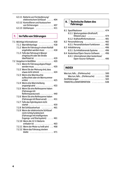 2026 Toyota Yaris Cross Hybrid Bedienungsanleitung | Deutsch