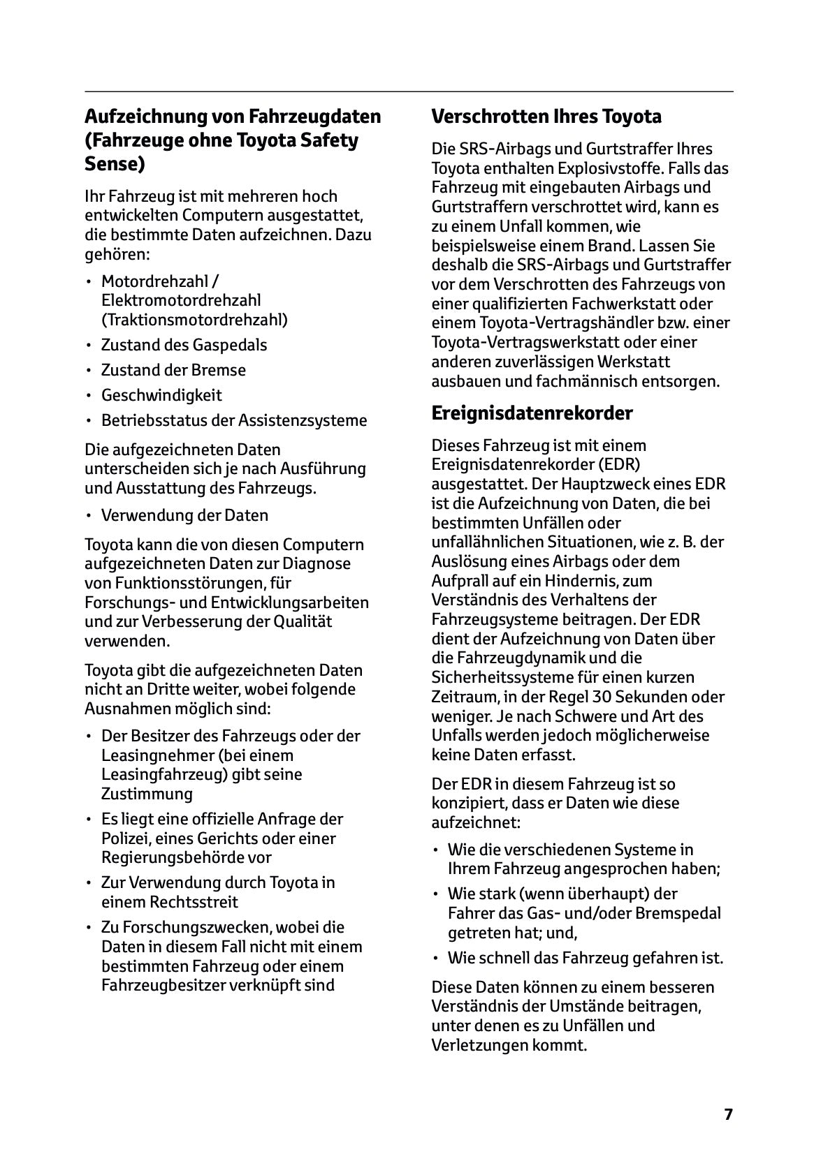 2026 Toyota Yaris Cross Hybrid Bedienungsanleitung | Deutsch